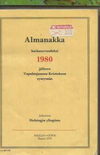 Almanakka 1980  -   kalenteri
