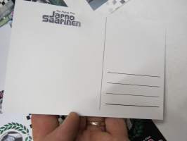 Jarno Saarinen - The Flying Finn -postikorttisarja 4 kpl kortteja + kuori / post card 4 pcs + envelope with print