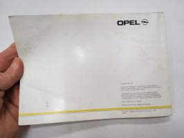 Opel Corsa 1999 -käyttöohjekirja