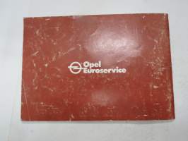 Opel Ascona 1983? -käyttöohjekirja