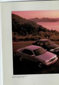 Myyntiesiteitä   Mercedes Benz , c-luokka 6 / 93. Sivuja 16 + 6 sekä irtolehtiä  3 sivua, Englanninkielinen  7-sivua   ( + lehtileike &quot; mersumiehistä )