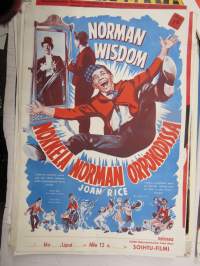Norman Wisdom - Nokkela Norman orpokodissa, Joan Rice, ohjaus John Paddy Carstairs -elokuvajuliste / movie poster
