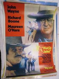 Hurja Jake (Big Jake), John Wayne, Richard Boone, Maureen O´Hara, Patrick Wayne, Christopher Mitchum -elokuvajuliste / movie poster