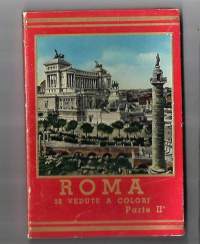 Roma 32 Vedute a colori Parte II - 32 värikuvaa Roomasta  ja opaskartta