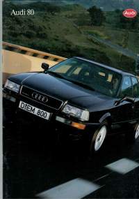 Audi 80 / esittelylehtinen,  Sivuja 43