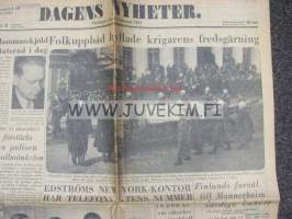 Dagens Nyheter 6.2.1951 (Marsalkka Mannerheimin hautajaiset artikkeli)