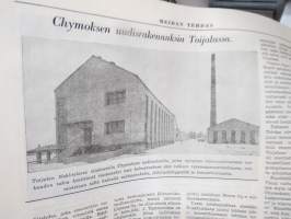 Meidän Tehdas - Chymos Oy, 1947 nr 1A, päätoimittaja Reino Hirviseppä - Metsolan aarteet osa II -runosanoitus, Chymos Oy 40-vuotta historiaa, Tehdasesittelyjä, ym.