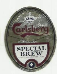 Carlsberg Special Brew -  olutetiketti