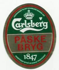Carlsberg Åäske Bryg -  olutetiketti