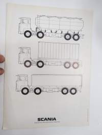 Scania LBFS 111 -myyntiesite, ruotsinkielinen / sales brochure in swedish