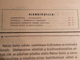 SNS-lehti N:o 44, 1948 Suomi-Neuvostoliitto seuran äänenkannattaja. mm. Näyttelijän tehokeinot, Maksim Gorki ja suomalaiset.