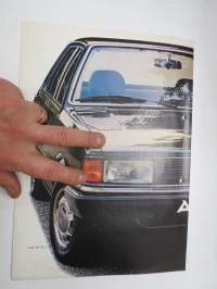 Audi 80 -myyntiesite / sales brochure
