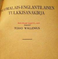 Suomalais-Englantilainen tulkkisanakirja