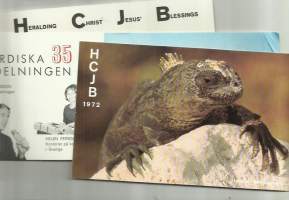 HCJB South America Ecuador  DX kuuntelijapostikortti postikortti  1972  3 kpl