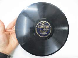 Columbia DY 60 Rytmi Pojat Eugen Malmsténin johdolla - Tonava kaunoinen / Kultaa ja hopeaa -savikiekkoäänilevy / 78 rpm 10&quot; record