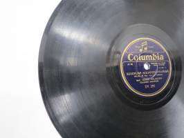 Columbia DY 291, Eugen Malmstén - Suudelma kolmasti päivässä / Sinipunainen satu -savikiekkoäänilevy / 78 rpm 10&quot; record