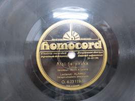 Homocord O.4-23 119, Alanko &amp; Dallapé - Syysorvokki / Äiti ja poika -savikiekkoäänilevy / 78 rpm 10&quot; record