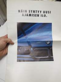 BMW 300-sarja 1990 - ajamisen uusi ilo -myyntiesite / sales brochure