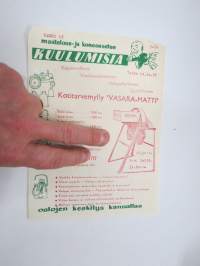 Vasara-Matti (Horsma) kotitarvemylly - Kesko Oy Maatalous- ja koneosaston kuulumisia syyskuu 1958 -myyntiesite / brochure
