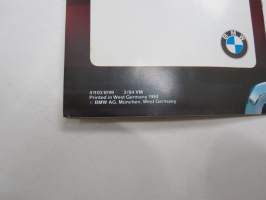 BMW 316, 318i, 320i, 323i 1984 Farben / Polster - Colours and uphlostery - Färger och klädslar -värimallit esite