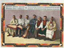 Kalewala 100 v   -  postikortti kulkenut 1938