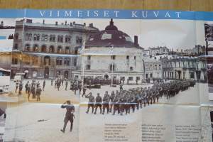 Pääesikunnan kuvakeskus Viimeiset kuvat 1944 juliste  n 90x100 cm laskostettu kirjekokoon