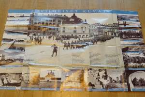 Pääesikunnan kuvakeskus Viimeiset kuvat 1944 juliste  n 90x100 cm laskostettu kirjekokoon