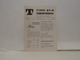 Typpi Oy:n tiedotuksia N:o 3 / 1965