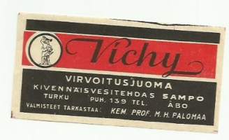 Vichy   juomaetiketti