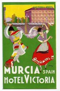 Murcia Spain Hotel Victoria - esite 1962