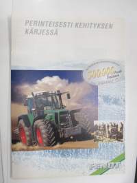 Fendt 500, Xylon, 800, 280 S, 200 V, 300, GTA- perinteisesti kehityksen kärjessä, traktori -myyntiesite / sales brochure