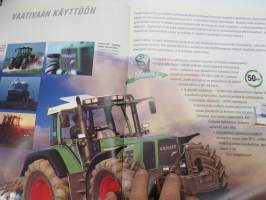 Fendt 500, Xylon, 800, 280 S, 200 V, 300, GTA- perinteisesti kehityksen kärjessä, traktori -myyntiesite / sales brochure