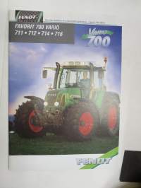 Fendt Favorit 700 Vario 711, 712, 714, 716, traktori -myyntiesite / sales brochure