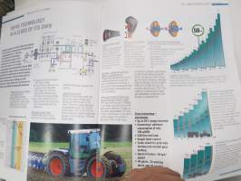 Fendt Xylon 520, 522, 524 tractor / traktori -myyntiesite, englanninkielinen / sales brochure, in english