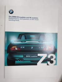 BMW Z3 croadster and M roadster 1999 -myyntiesite / sales brochure