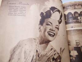 Elokuva-Aitta 1946 nr 23, Kansik. Jean Marais, Peter Lawford, Niskavuori - Loviisa, Carmen Miranda, ym.