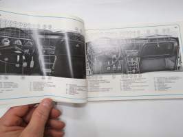 Ford Taunus 1971 instruktionsbok -käyttöohjekirja, ruotsinkielinen / owner´s manual in swedish