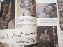 Elokuva-Aitta 1950 nr 4, Kansikuva Danny Kaye, Saksan elokuva, Italian elokuva, Stephen McNally, Tähtikuvasto-kuvia Tauno Palo - Tarmo Manni - Ella Pehkonen