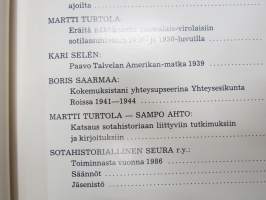 Sotahistoriallinen aikakauskirja 6 (1987), Marsalkka Mannerheimille kuuluneet teräaseet,  Mannerheimin puheet, Vilho Petter Nenonen - Venäjän ajoilta, Esikunta Roi