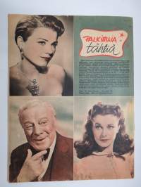 Elokuva-Aitta 1951 nr 1, Kansikuva Jean Simmons, Gieselgasteig (saksalainen filmikeskus), Pohjolan tytär - noituuden taikakehä, Tähtikuvasto - Vivien Leigh, ym.
