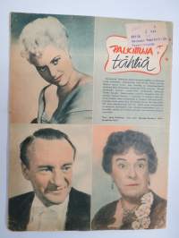 Elokuva-Aitta 1951 nr 24, Kansikuva Tauno &amp; Pertti &amp; Martti Palo, Tytön huivi, Vallilan Mörökölli, Tähtikuvasto Judy Holliday - George Sanders - Josephine Hull, ym.