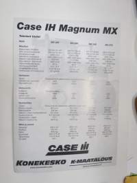 Case IH Magnum MX200, MX220, MX240, MX270 traktori -myyntiesite / tractor sales brochure