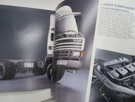 DAF 600 / 800 / 1000 sarja jakeluautot - myyntiesite / truck sales brochure, in finnish