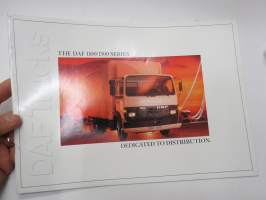 DAF Trucks 1100 / 1300 series - Dedicated to distribution -myyntiesite, englanninkielinen / truck sales brochure, in english