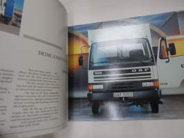 DAF Trucks 600 / 800 / 1000 series - Dedicated to distribution -myyntiesite, englanninkielinen / truck sales brochure, in english