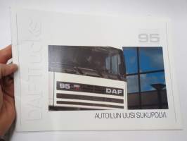 DAF Trucks Concept 95 - Autoilun uusi sukupolvi -myyntiesite / truck sales brochure, in finnish