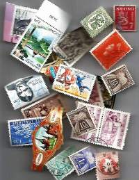 Erä postimerkkejä  ymspostimerkki