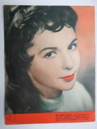Elokuva-Aitta 1955 nr 19, Kansikuva Danny Kaye, Kirsti Ortola, Rita Moreno, Kihlaus, Francoise Arnoul, ym.