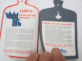 Sampo (kanan-) rehuilla eteenpäin - Turun Muna Oy -myyntiesite / brochure