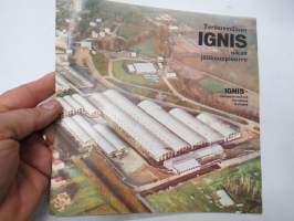 Ignis -jääkaappi -myyntiesite / fridge sales brochure